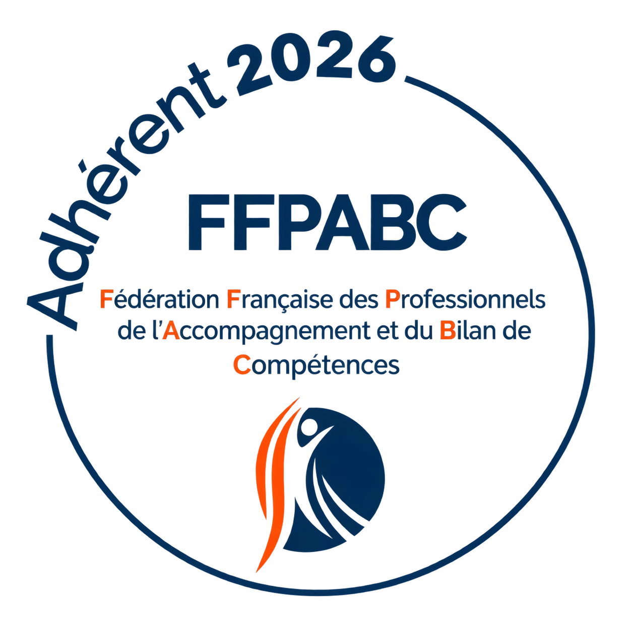 Logo circulaire FFPABC adhérent 2026 Adhérent FFPABC 2026 à Angers